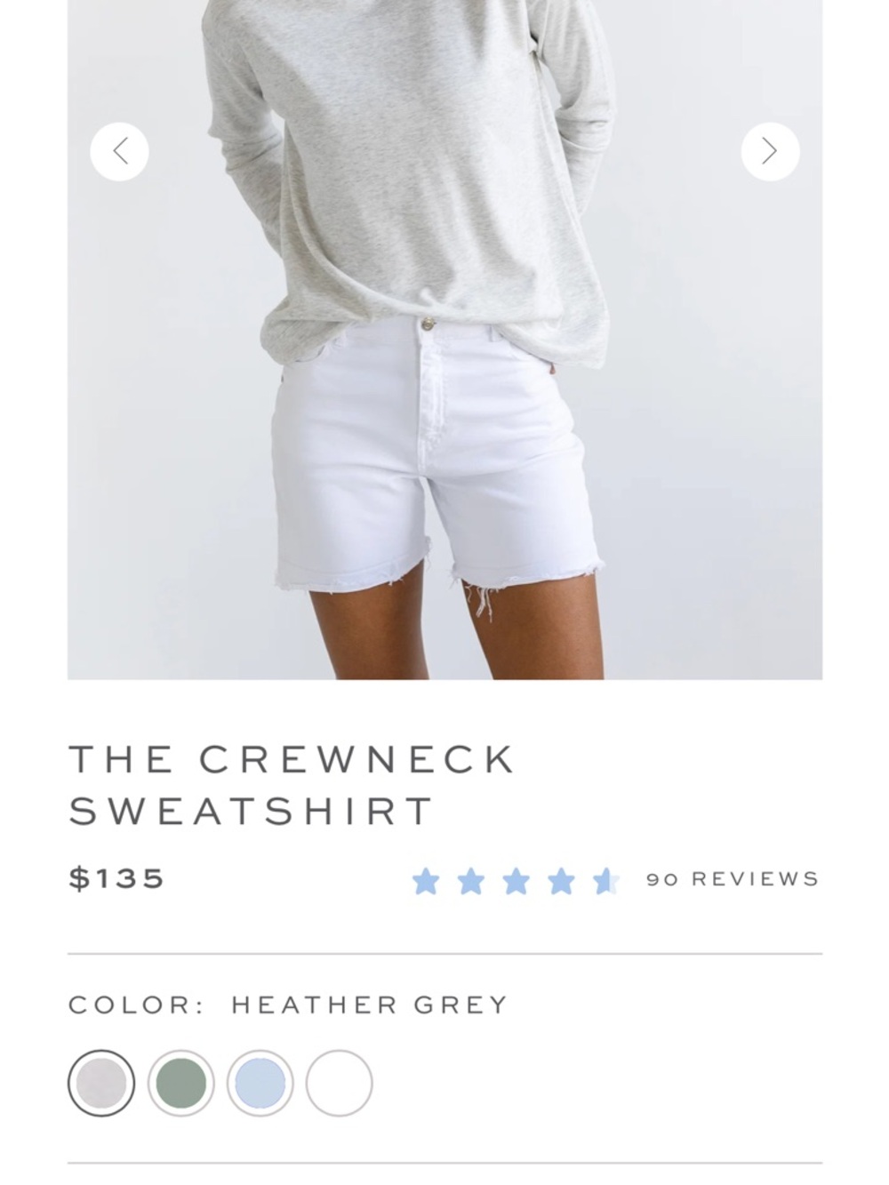 Alice Walk Crewneck Sweatshirt in Beige - Picture 4 of 4